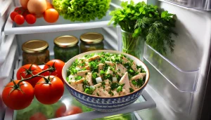 For best results, chill the chicken salad in the fridge for at least 30 minutes