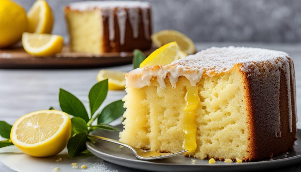 classic lemon drizzle cake