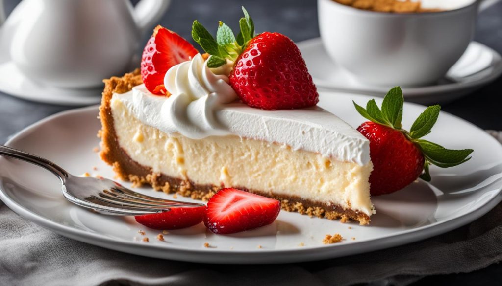 creamy cheesecake recipe image