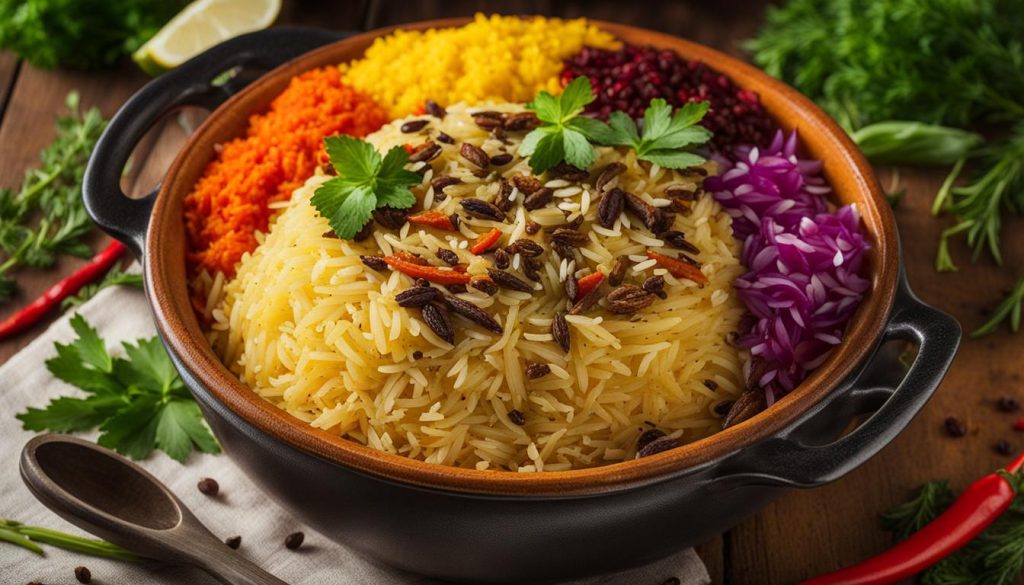 flavorful pilau rice image