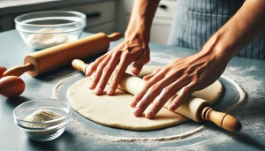 If you notice any cracks while rolling, gently press them together with your fingers