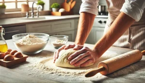 Transfer the dough onto a lightly floured surface