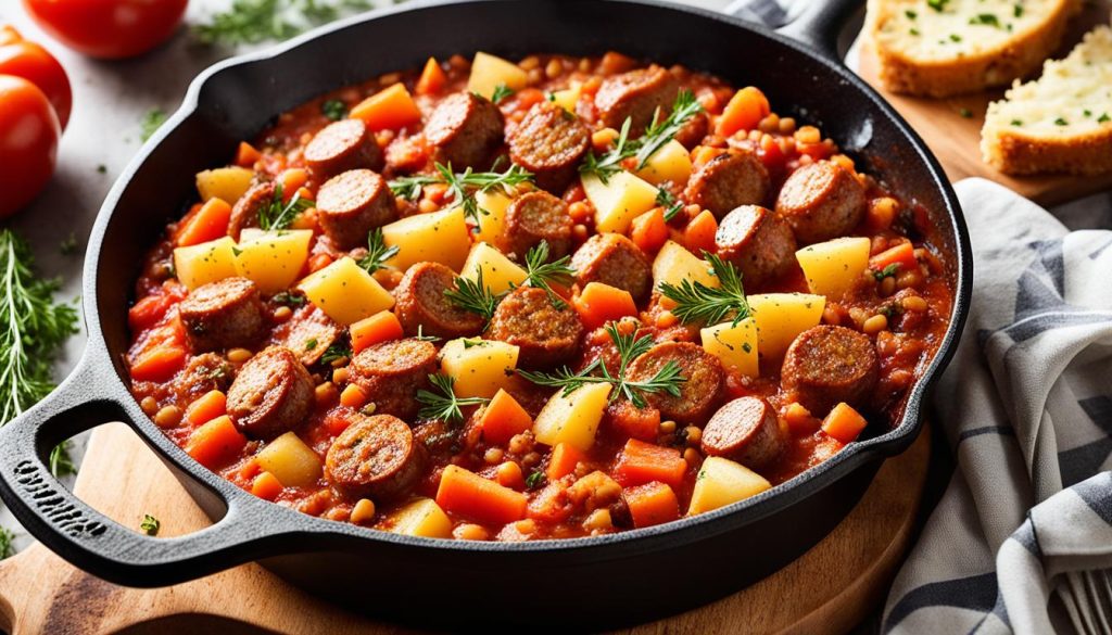 sausage and bean casserole recipe