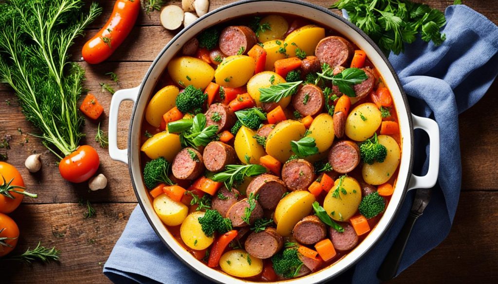 sausage casserole recipe easy