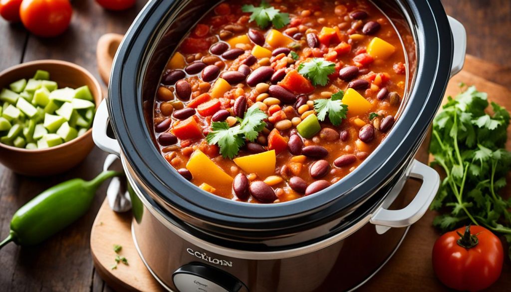 bean chili recipe slow cooker