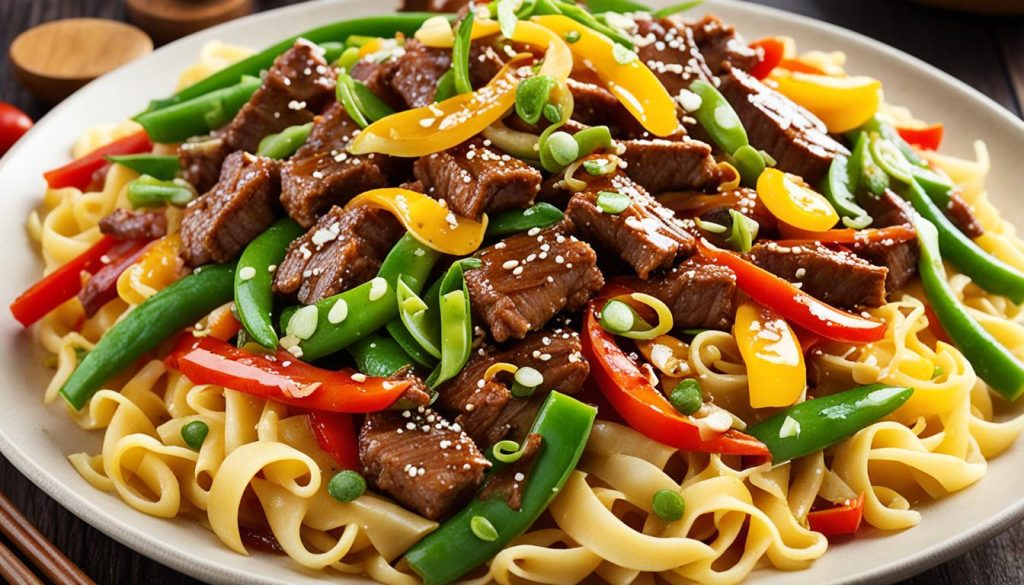 beef stir fry recipe with noodles