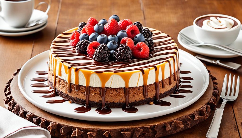 chocolate cheesecake topping recipe