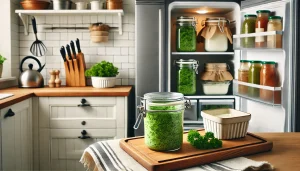 The finished parsley sauce can be stored in the refrigerator for up to three days but is not recommended for freezing