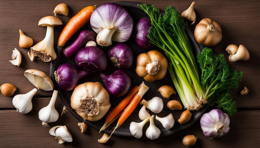 garlic mushrooms nutrition information