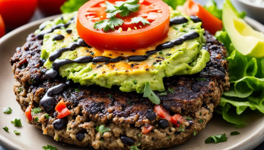 homemade black bean patties