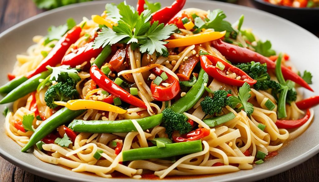 spicy singapore noodles