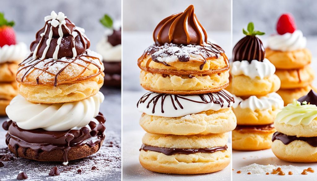 types of choux pastry