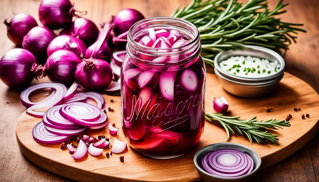 homemade pickled onions